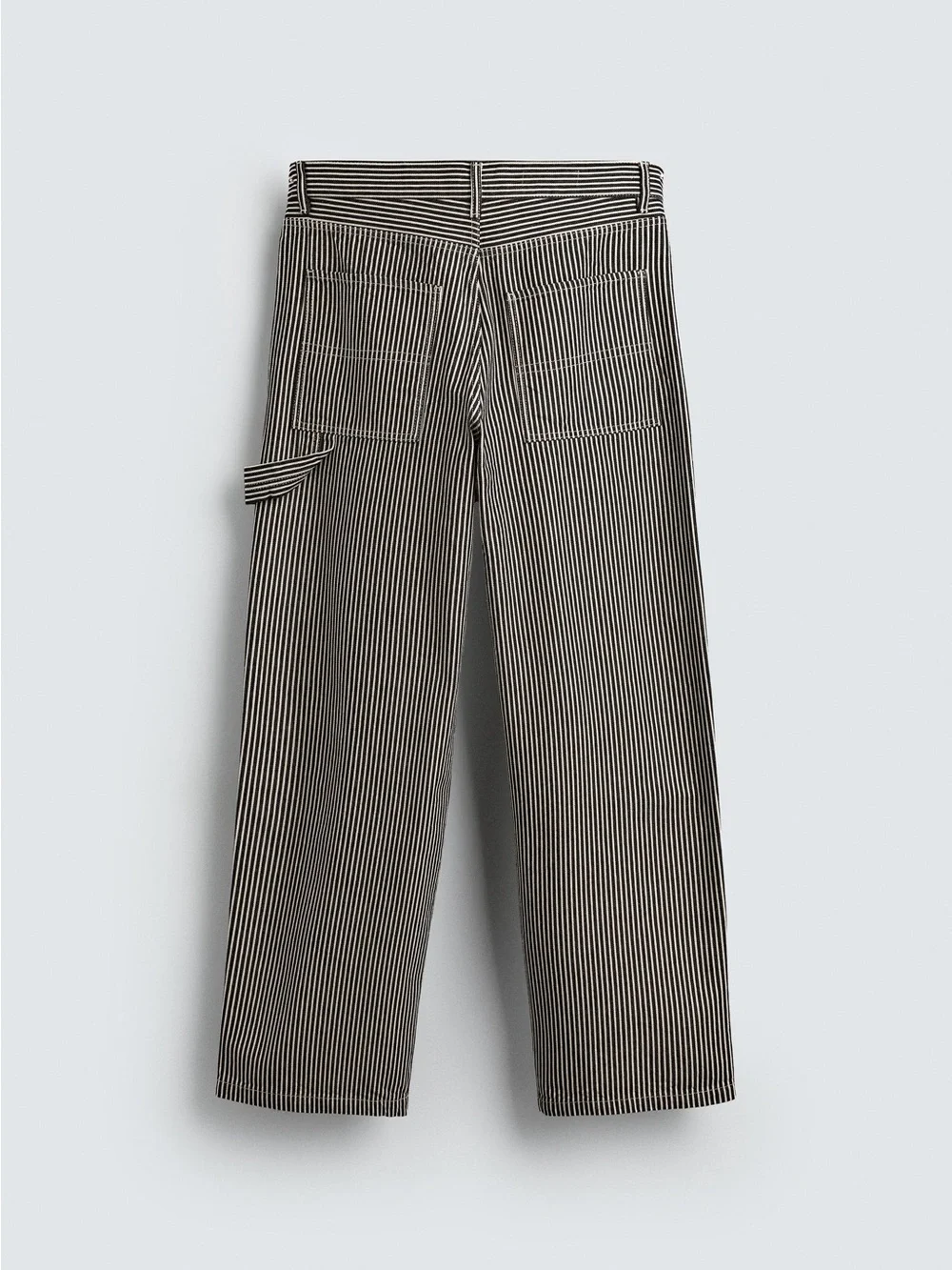 NWT Zara striped baggy carpenter trouser | Size: 32